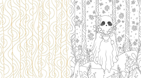 SWEET & CREEPY COLORING - WILSON. KITTY WILLOW